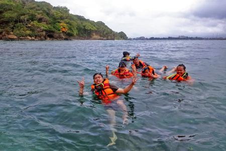 Snorkling Pangandaran